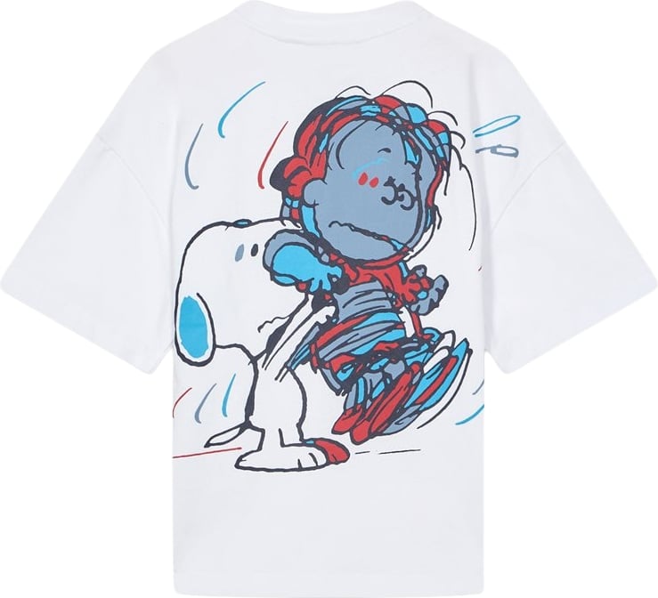 Boys' white T-shirt with Iceberg logo