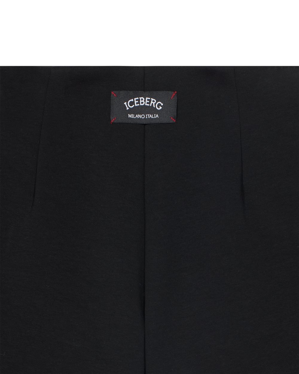 Girls' black Bermuda shorts with micro embellishments