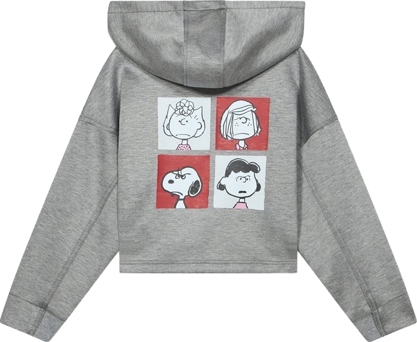 Girls' grey hoodie with Iceberg logo
