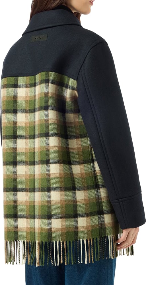 Jacket in interlock jacket confort fit with check pattern Check f.do Green Brown