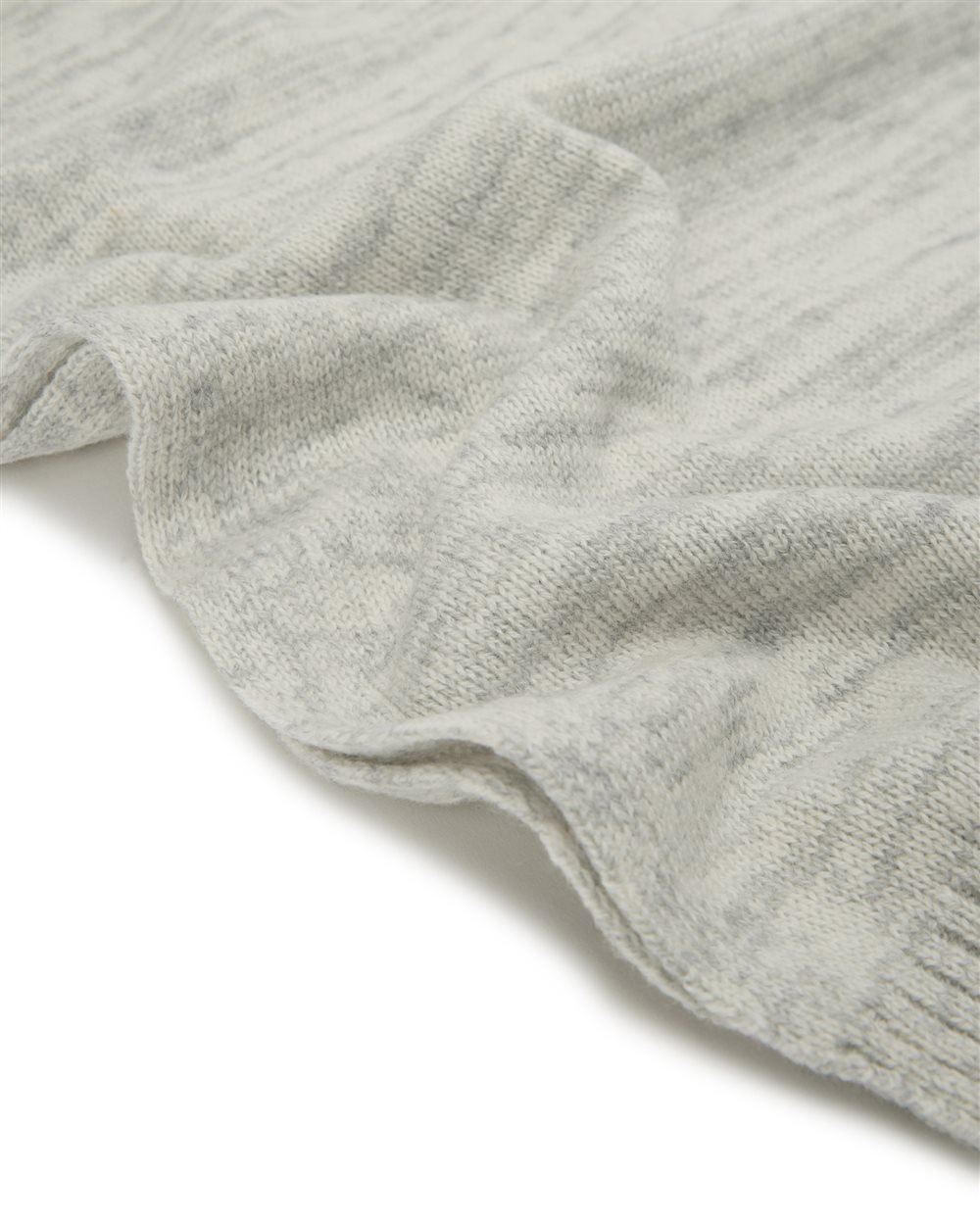 Scarf in sweater with embroidery Multicolor