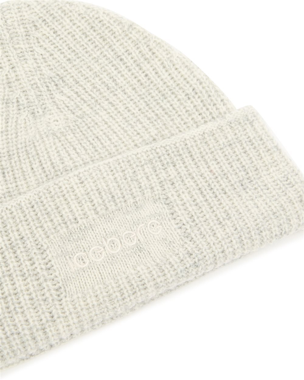 Hat in sweater in wool and cashmere with embroidery Multicolor