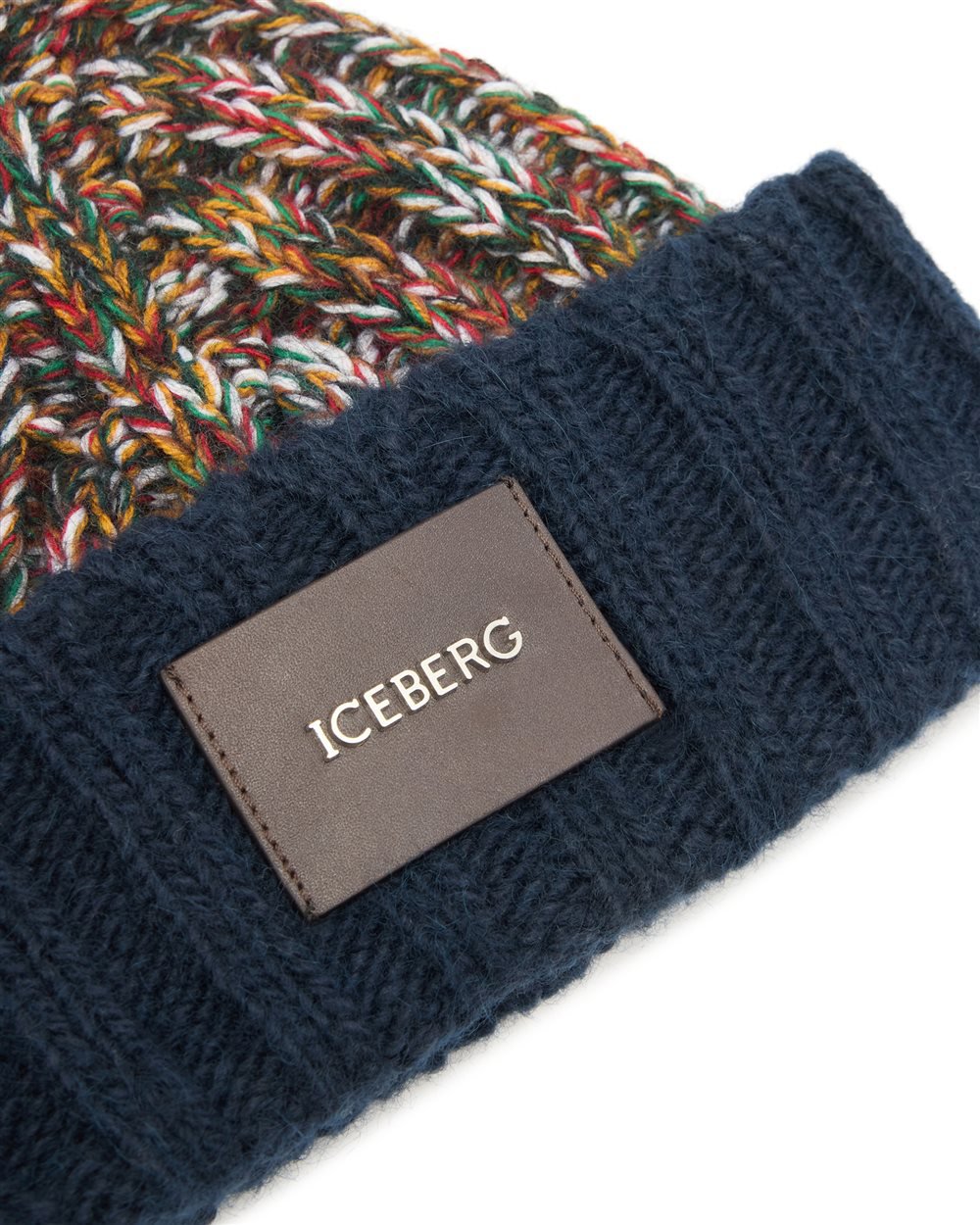Hat in sweater in lambswool Multicolor
