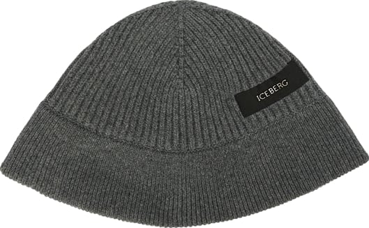 Hat in sweater in lana Gray Mélange