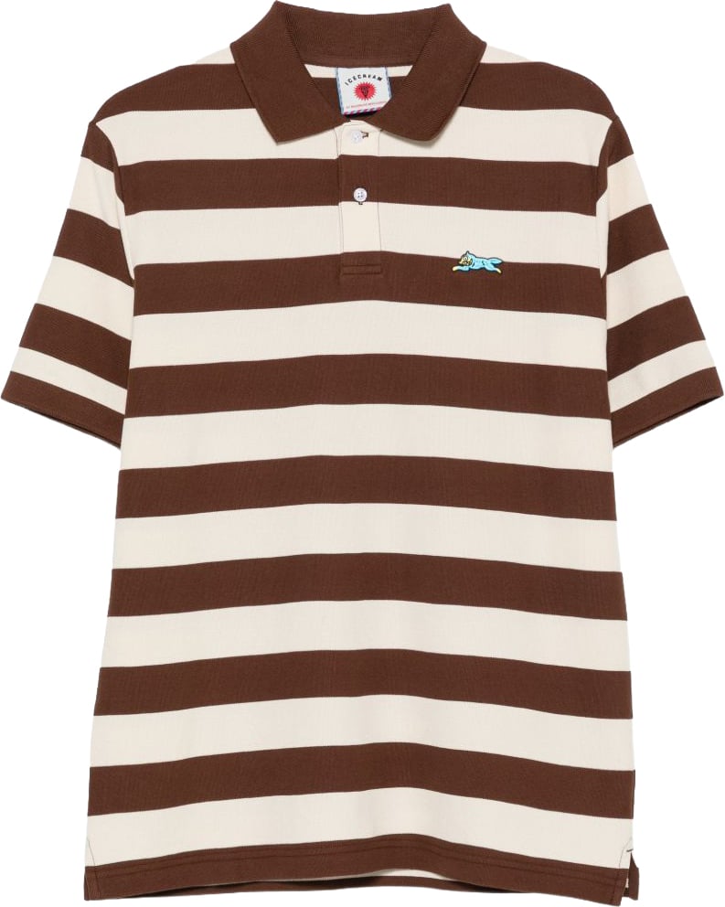 Icecream Striped Cotton T-Shirt