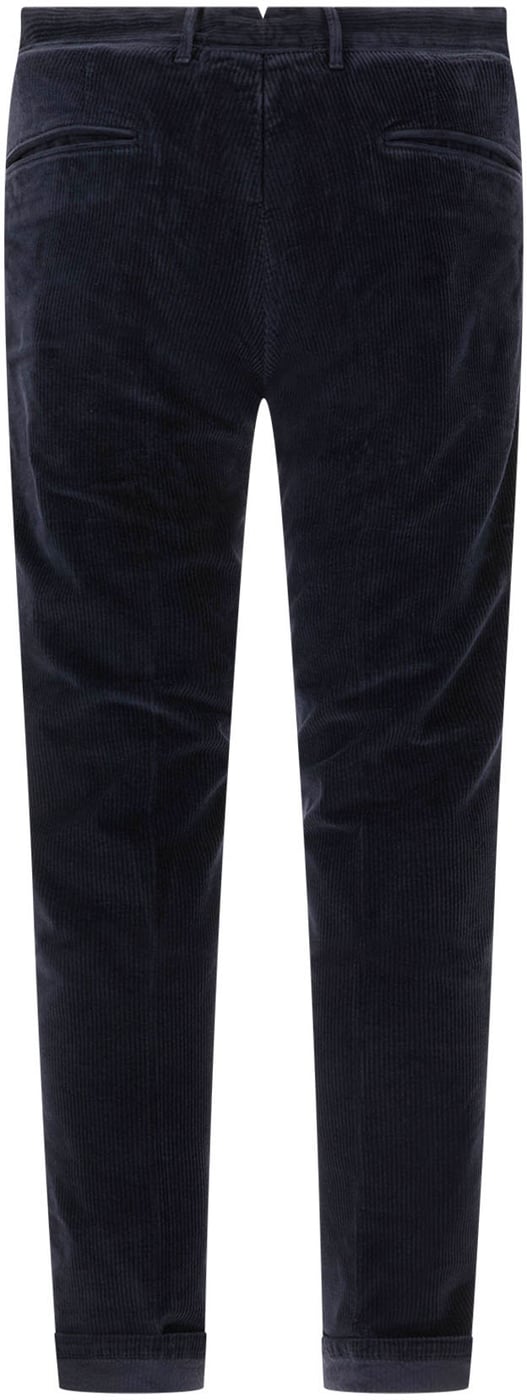 Incotex Midnight blue corduroy pants