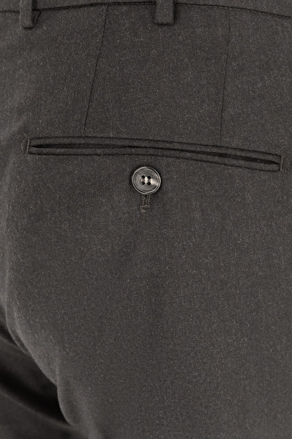 Incotex Dark brown stretch wool pants