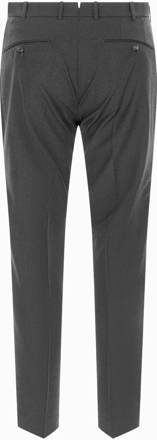 Incotex Dark brown stretch wool pants