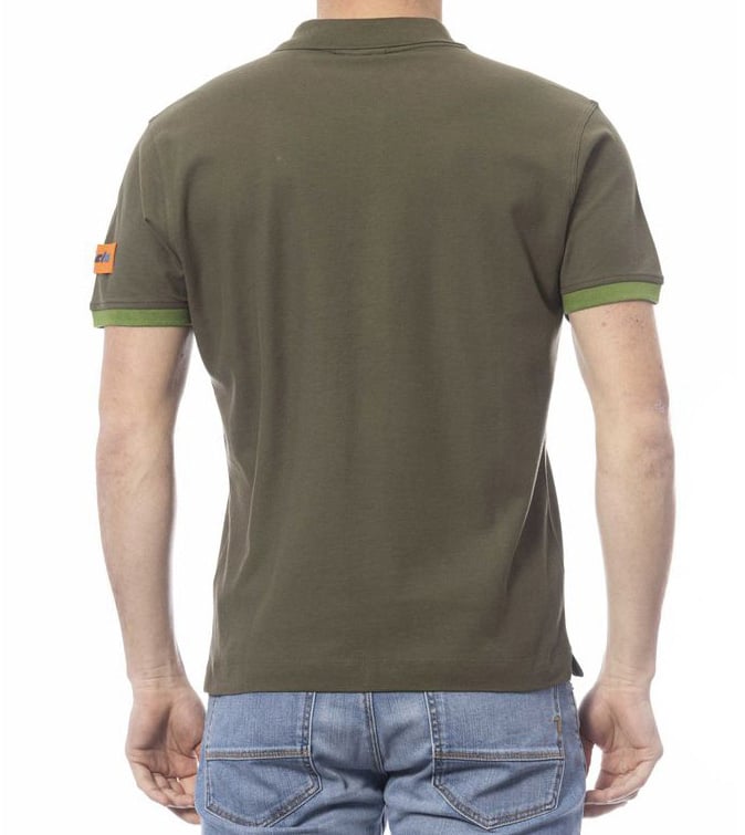 Invicta Green Cotton Men Polo Shirt