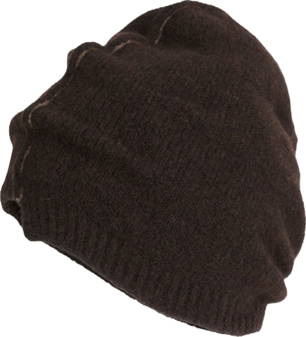 Bonnet yack marron Isabel Benenato Homme Femme GK11 08