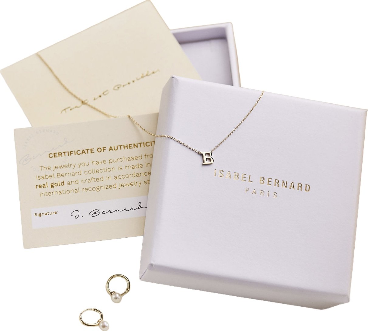 Isabel Bernard Saint Germain Felie - Bedel - Goud - Letter B