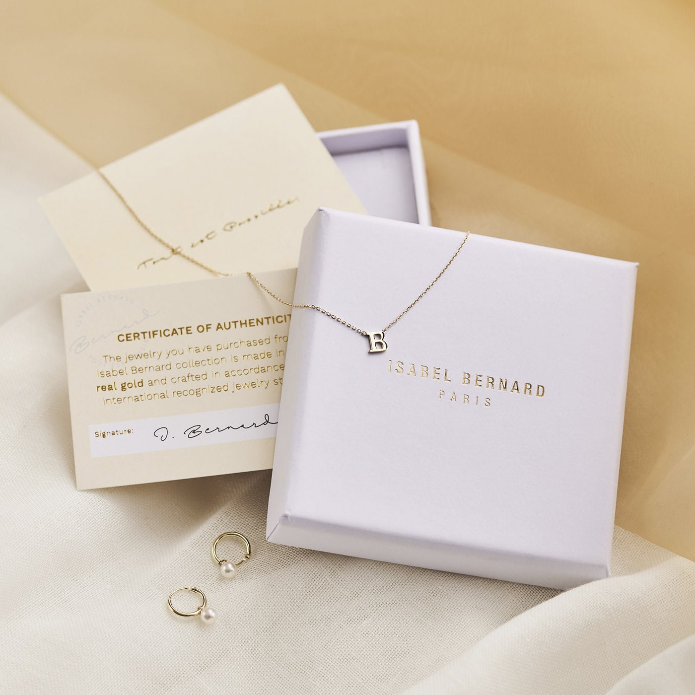 Isabel Bernard Saint Germain Felie - Bedel - Witgoud - Letter Y