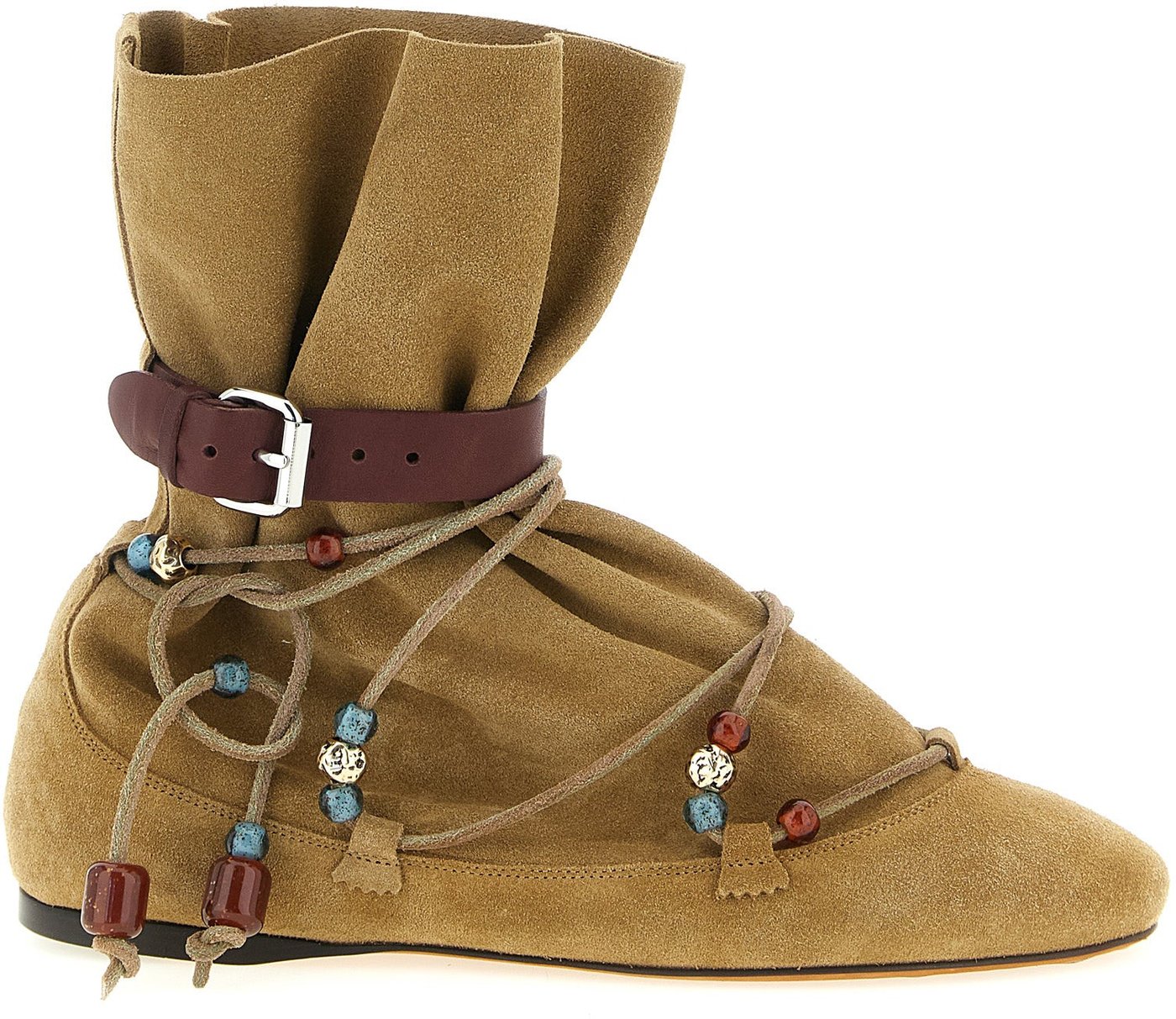 Isabel Marant Beige Calfskin Ankle Boots