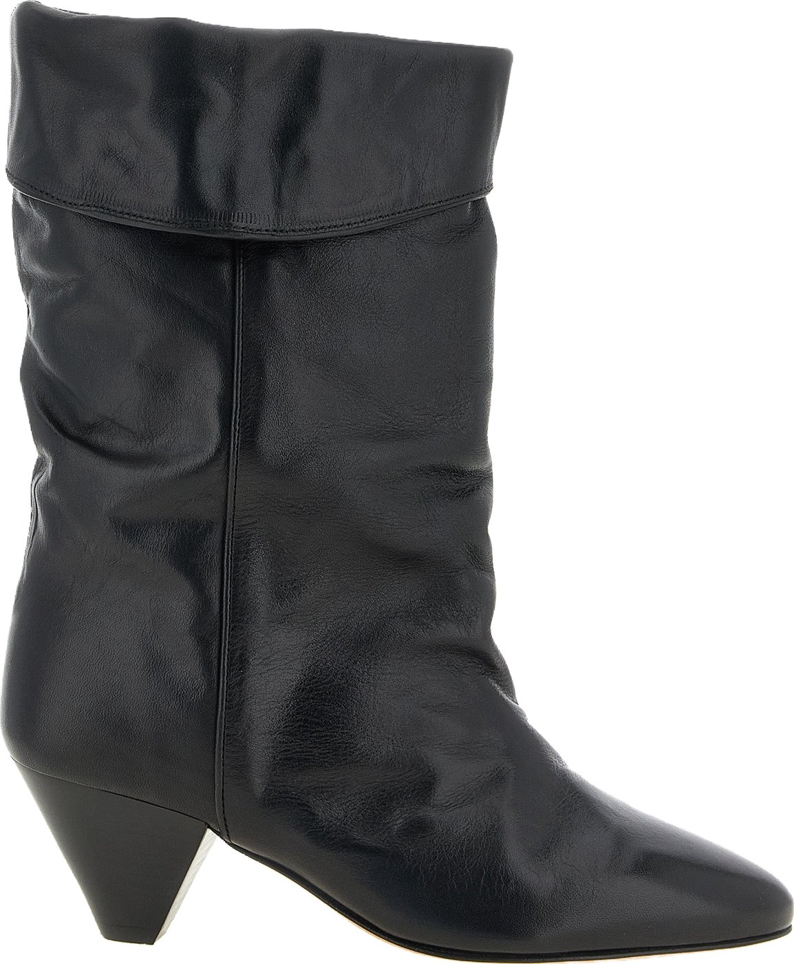 Isabel Marant Black Cowhide Ankle Boots