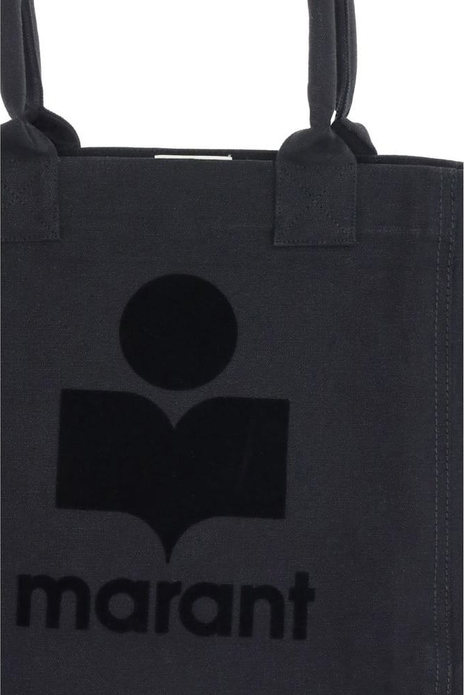 Isabel Marant Black Cotton Shoulder Bag