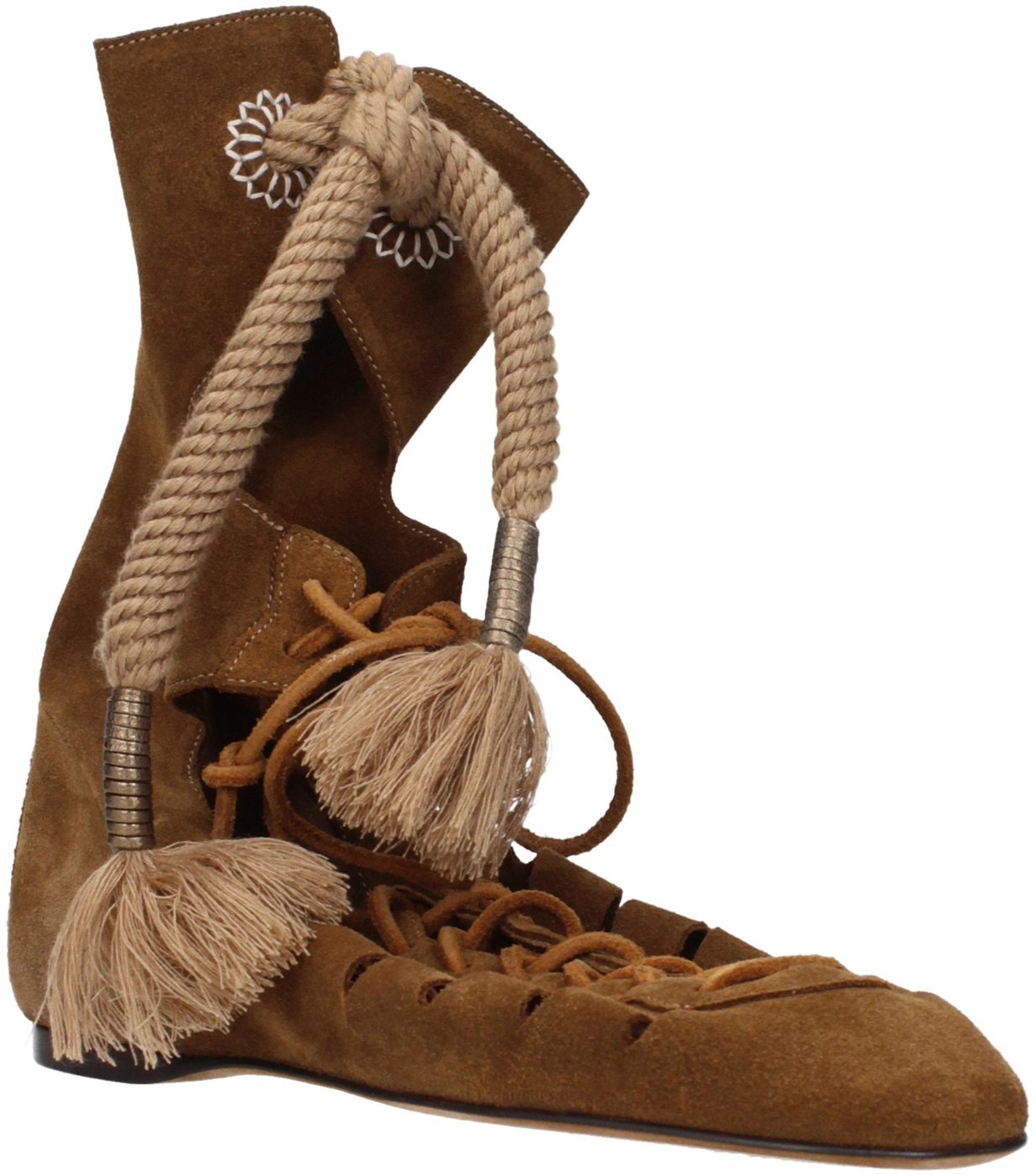 Isabel Marant Brown Leather Ankle Boots