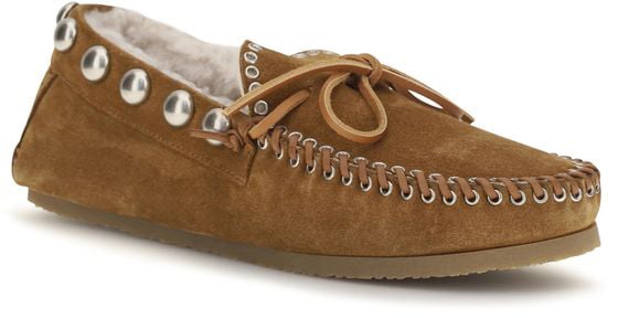 Isabel Marant Brown Calf Leather Bos Taurus Moccassin