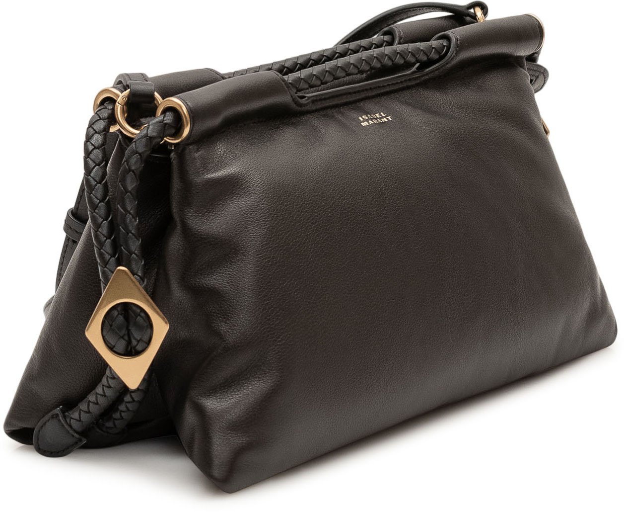 Borsa Pipa con Tracolla Intrecciata