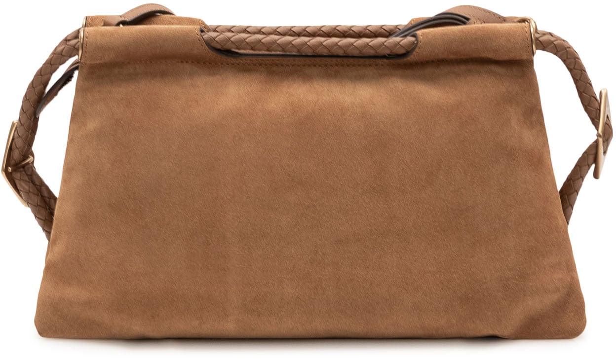 Borsa Pipa con Manico Intrecciato