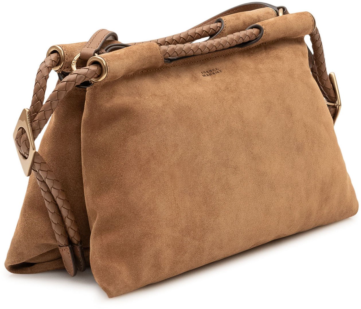 Borsa Pipa con Manico Intrecciato