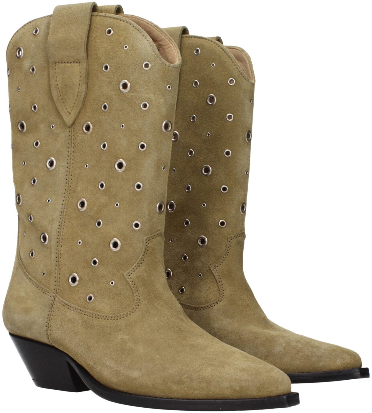 Isabel Marant Beige Leather Ankle Boots