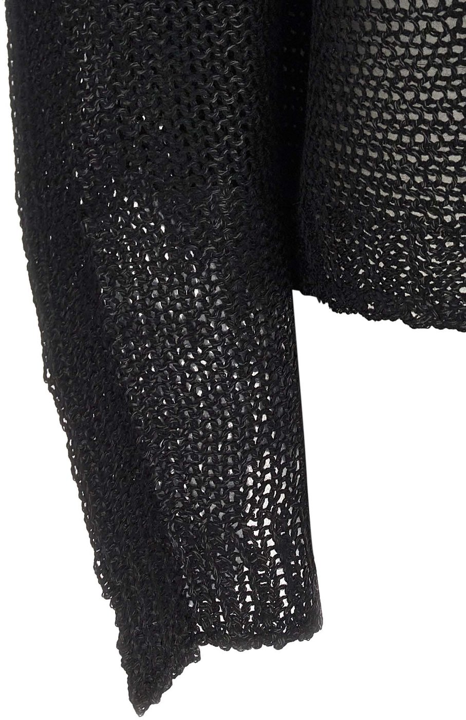 Issey Miyake Black Wool Sweatshirt