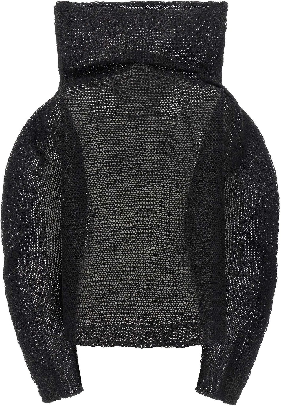 Issey Miyake Black Wool Sweatshirt