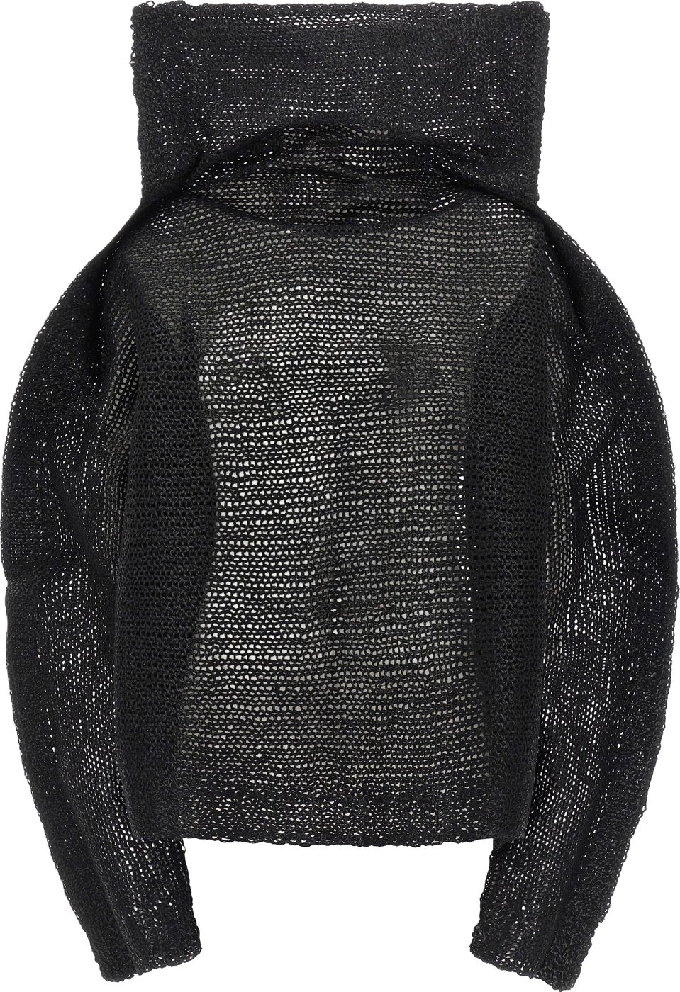 Issey Miyake Black Wool Sweatshirt