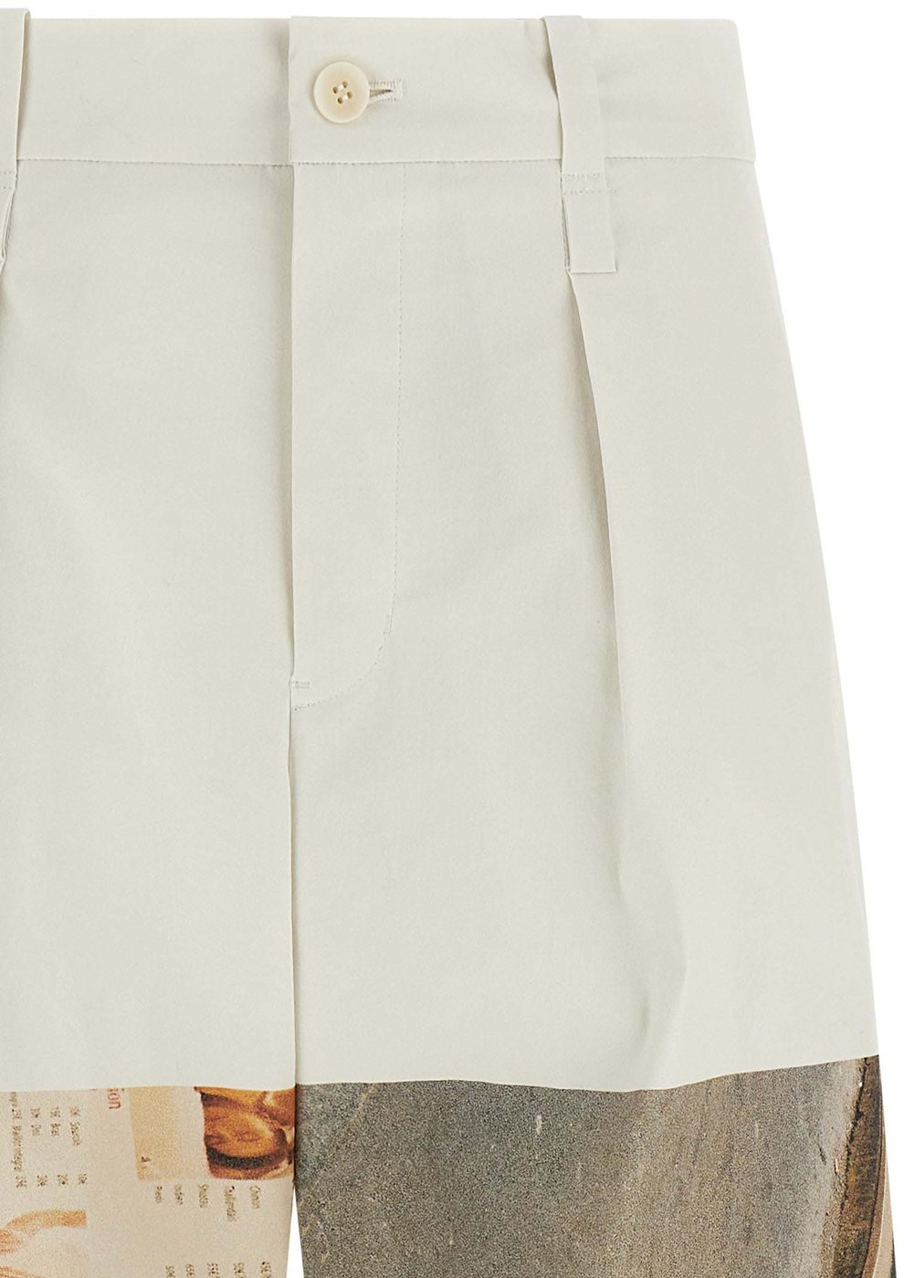 Issey Miyake White Polyamide Casual Pants