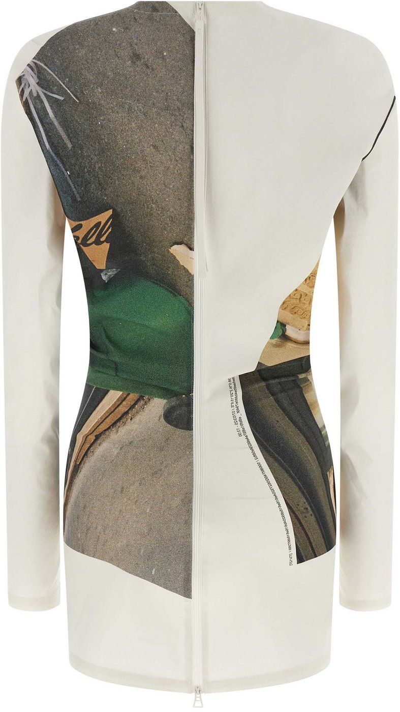 Issey Miyake White Polyamide Cardigan