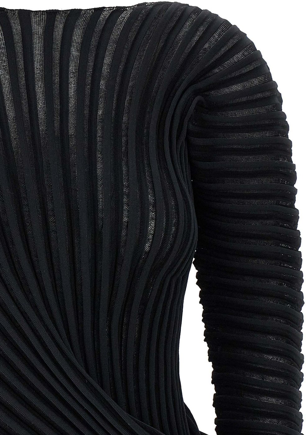 Issey Miyake Black Polyester Shirt