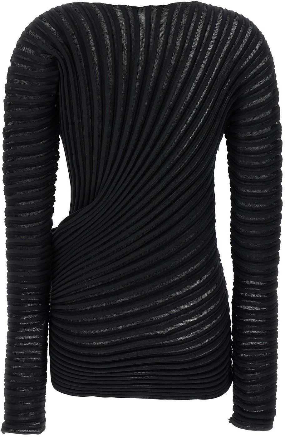 Issey Miyake Black Polyester Shirt