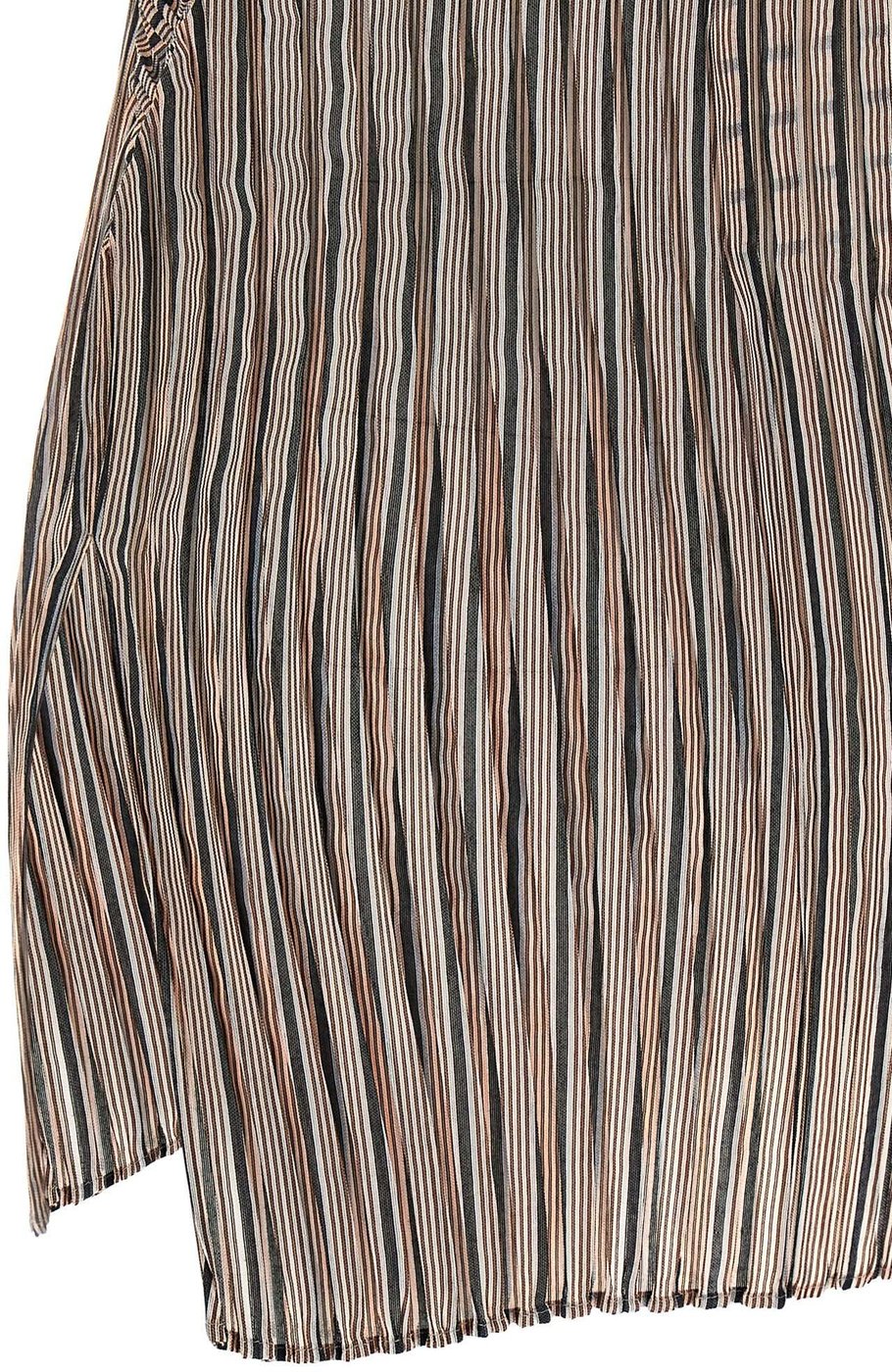 Issey Miyake Brown Polyester Blouse