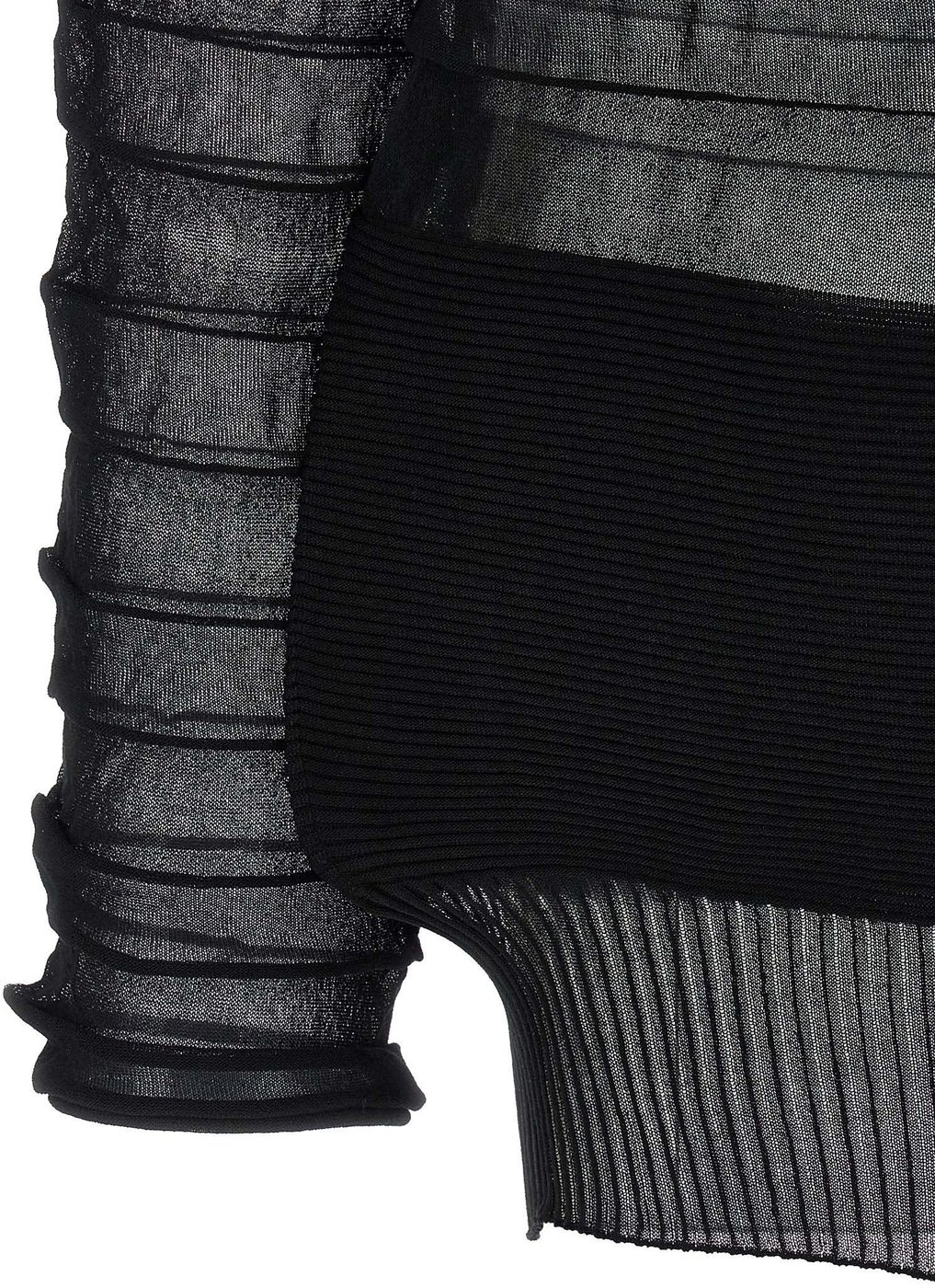 Issey Miyake Black Polyester Sweatshirt
