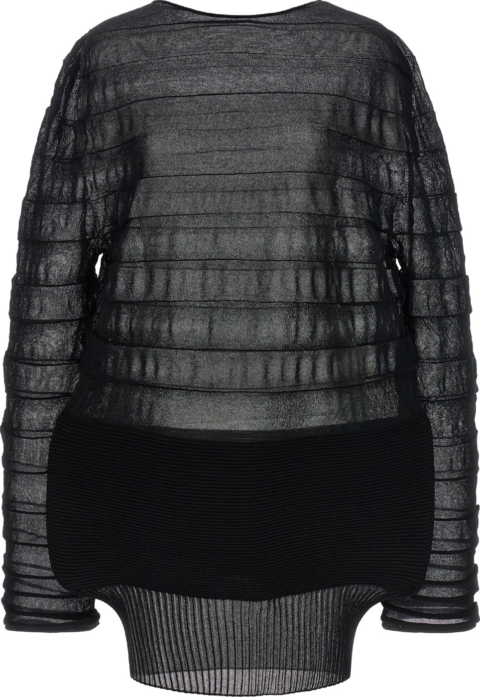 Issey Miyake Black Polyester Sweatshirt