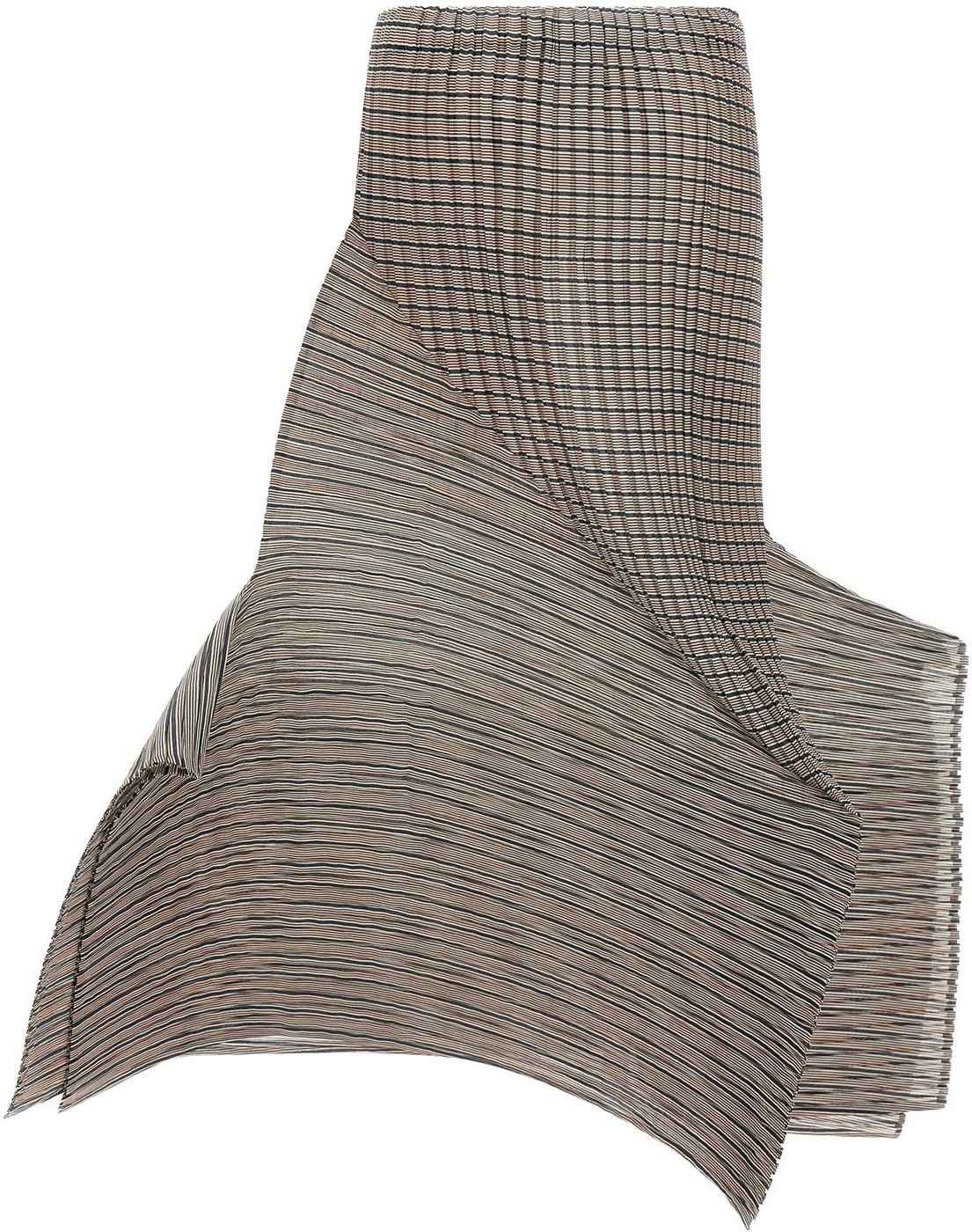 Issey Miyake Brown Polyester Mini Skirt