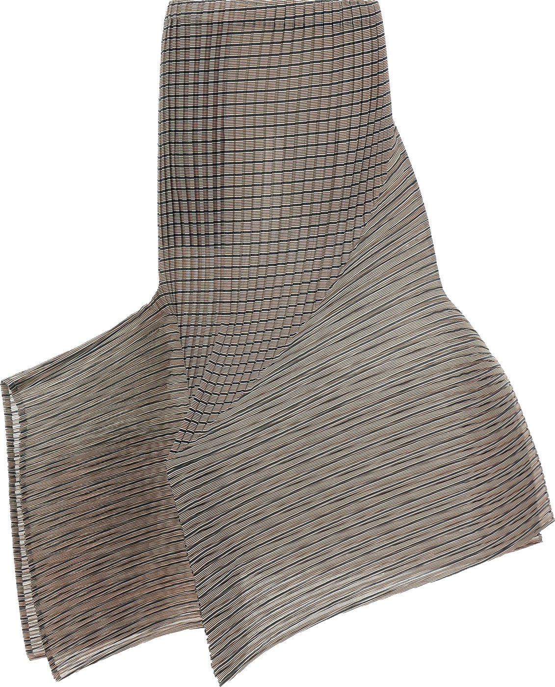Issey Miyake Brown Polyester Mini Skirt
