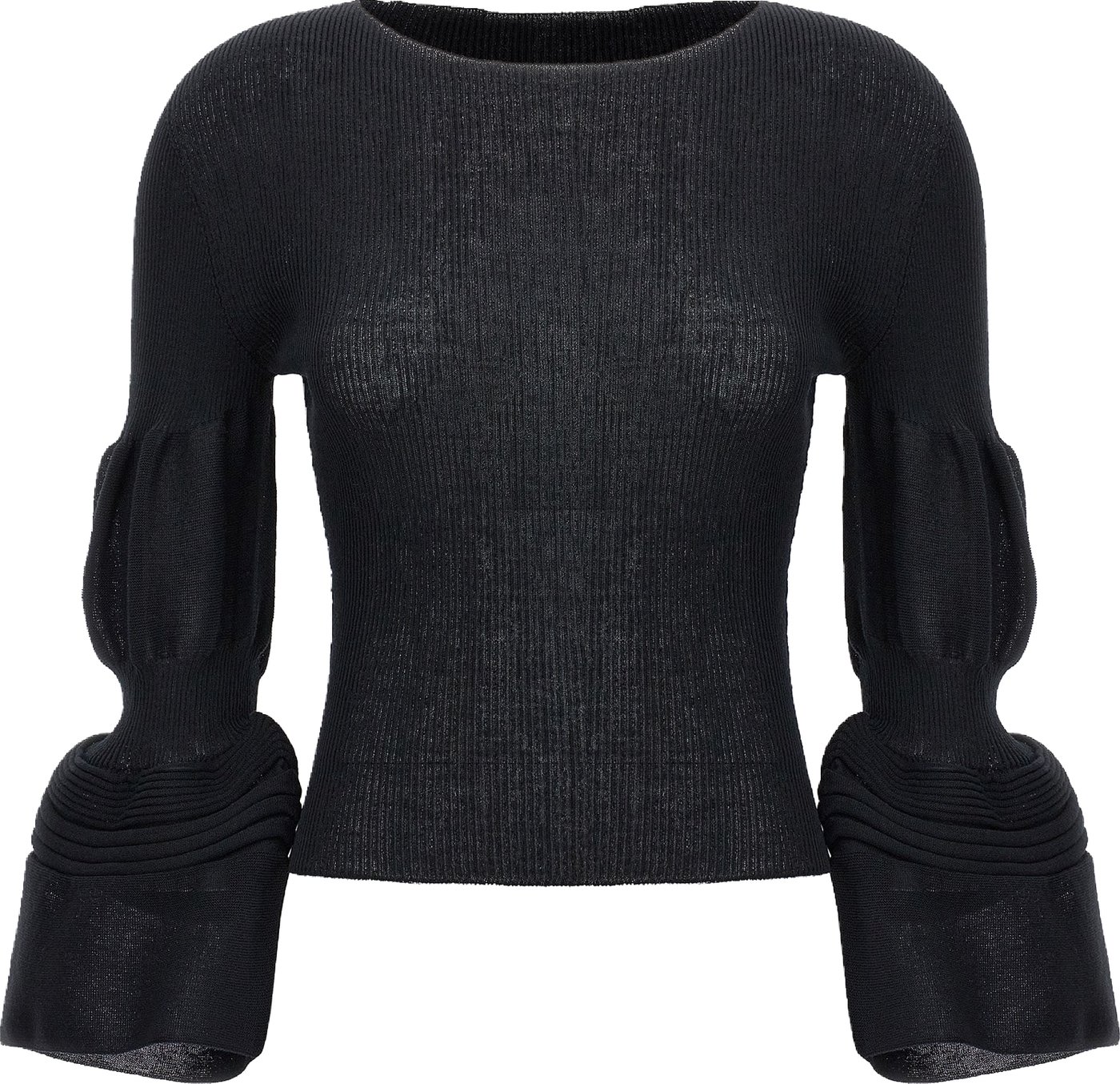 Issey Miyake Black Polyester Sweatshirt