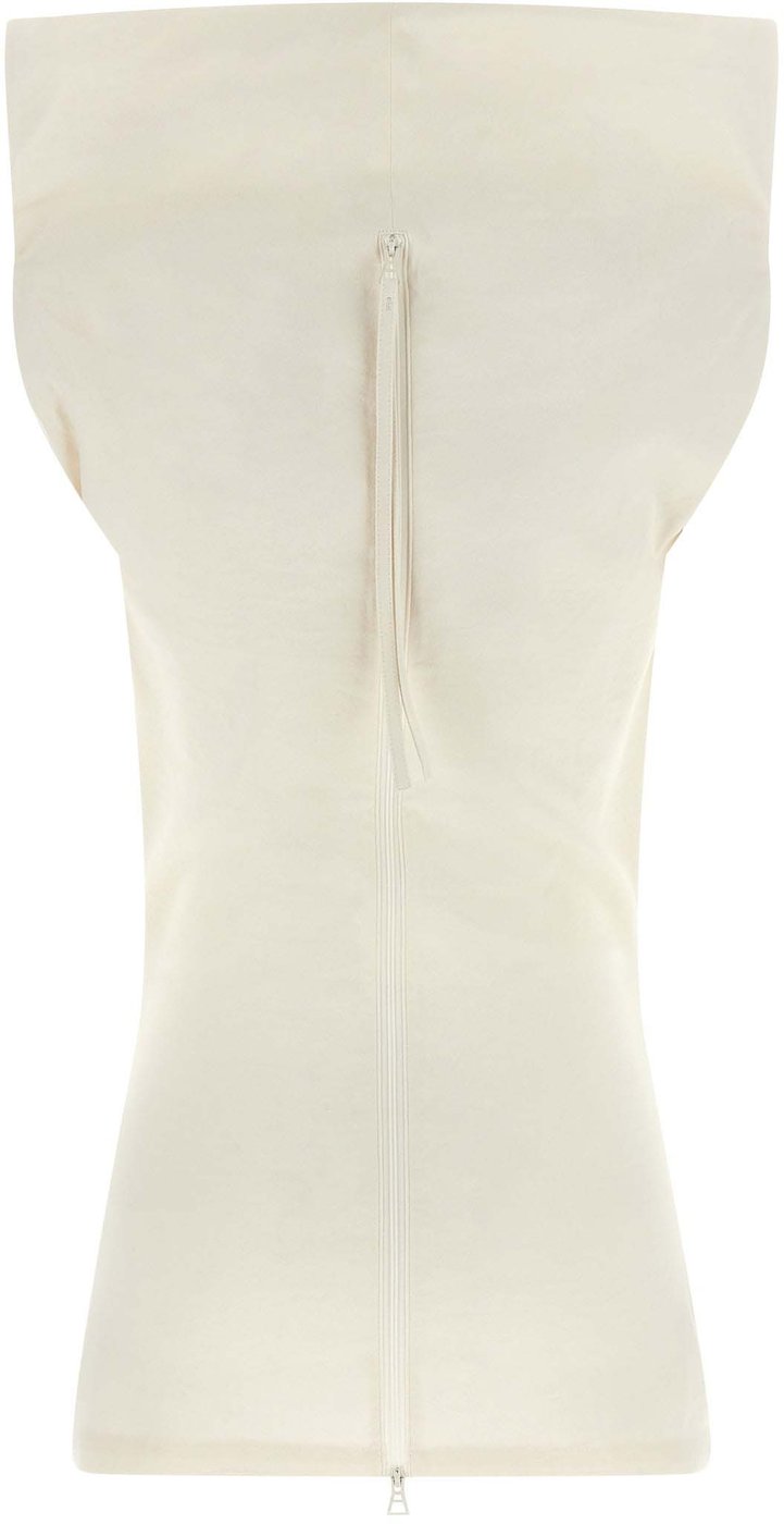 Issey Miyake White Paper Blouse