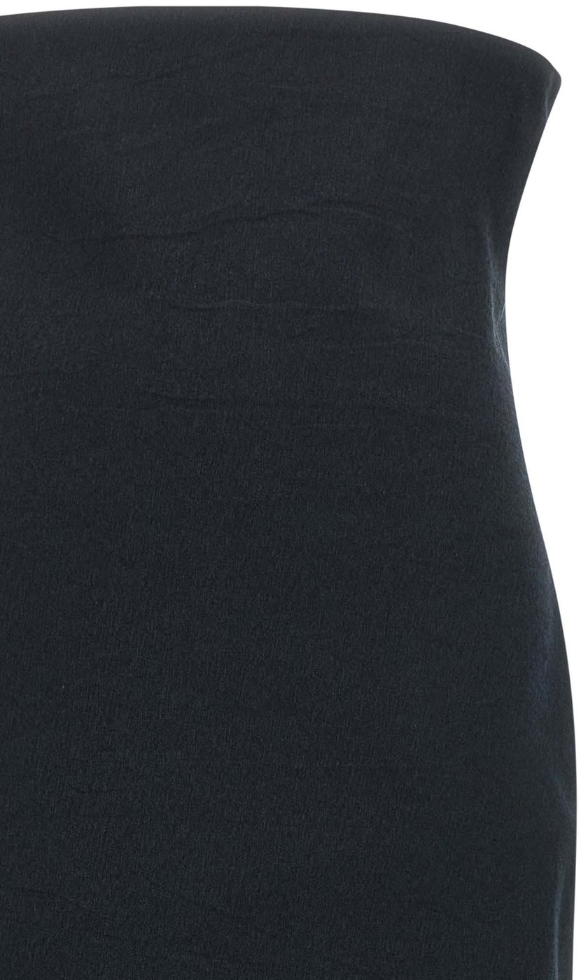 Issey Miyake Black Paper Mini Skirt