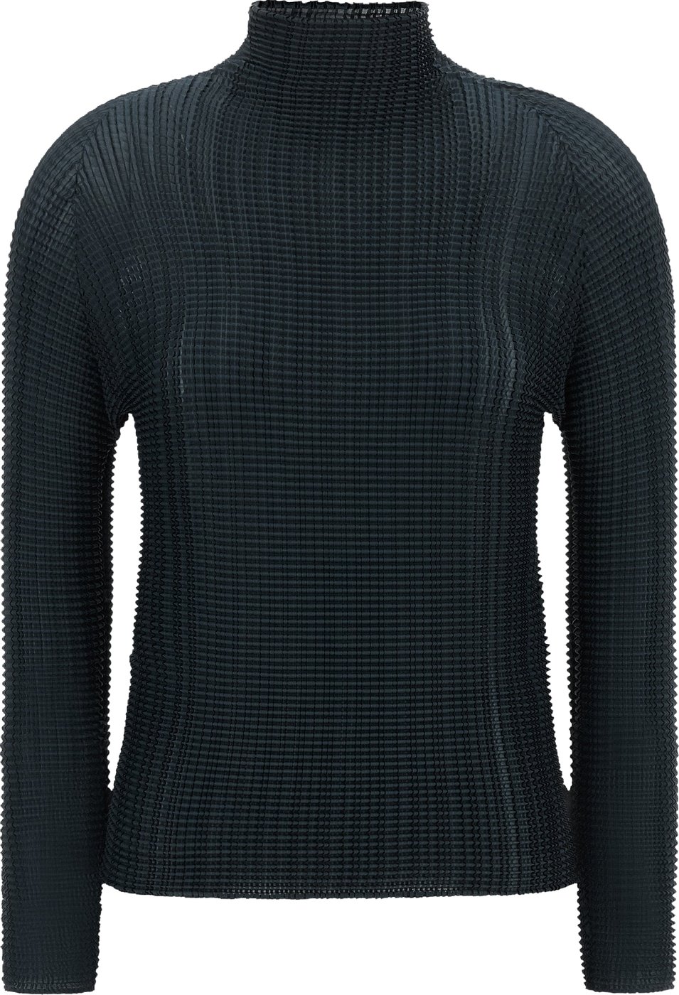 Issey Miyake Blue Polyester Cardigan