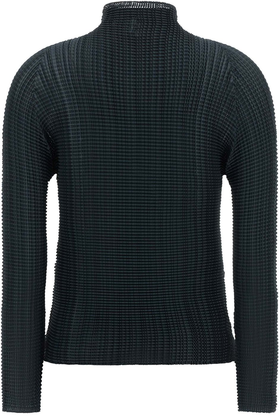 Issey Miyake Blue Polyester Cardigan
