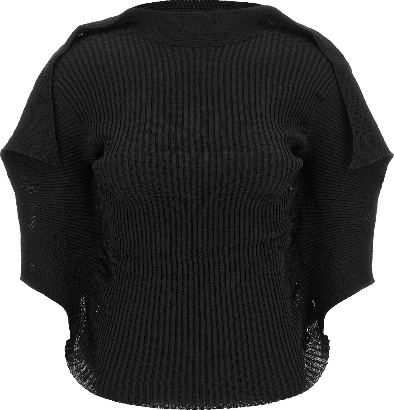 Issey Miyake Black Polyester T-Shirt