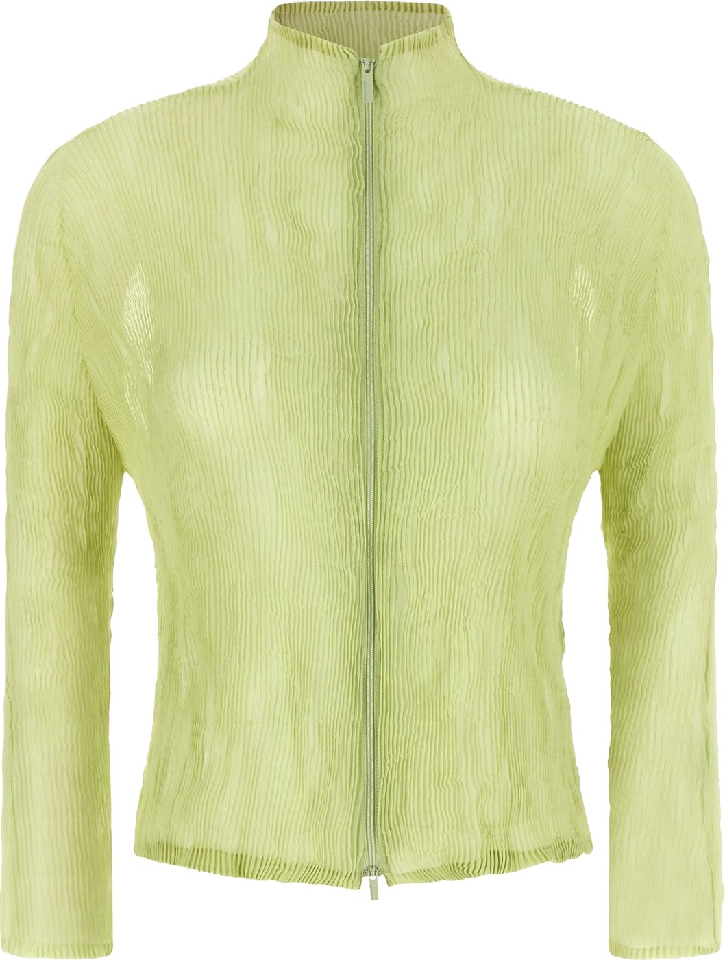 Issey Miyake Bicolor Polyester Cardigan