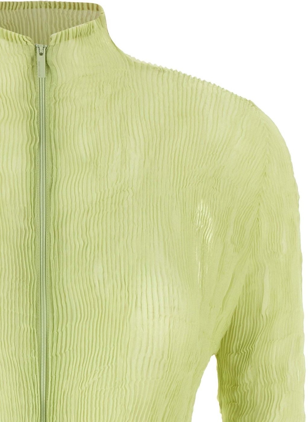 Issey Miyake Bicolor Polyester Cardigan
