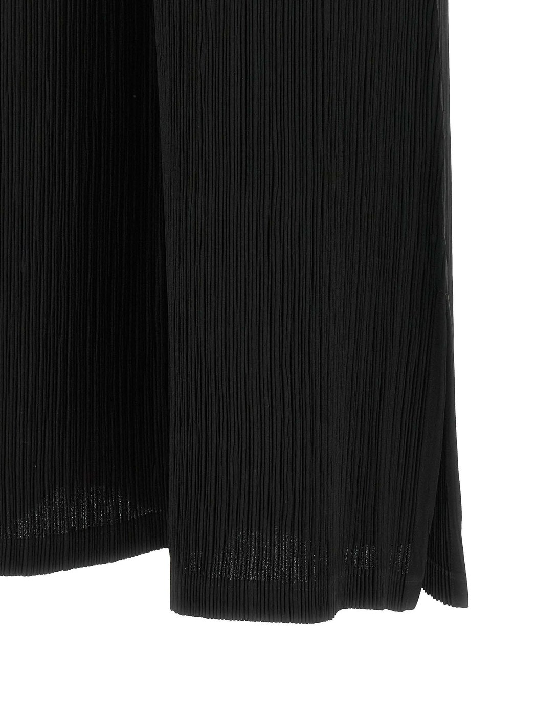 Issey Miyake Black Polyester Casual Pants