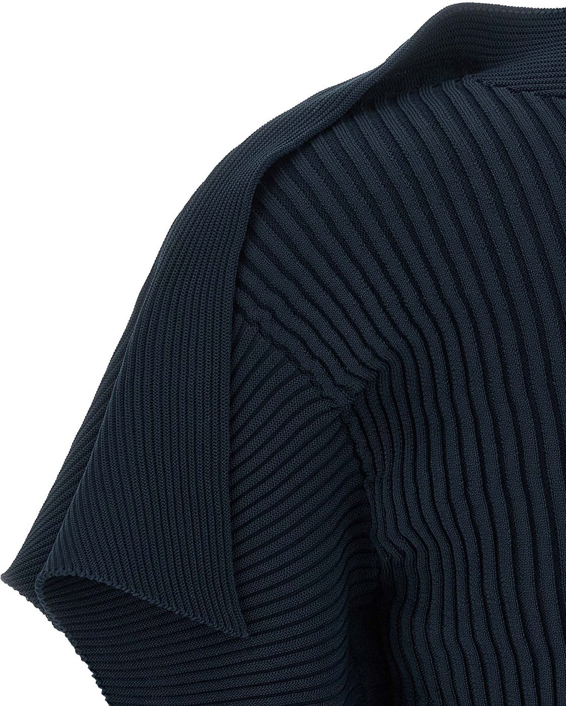 Issey Miyake Blue Polyester Pattern Shirt