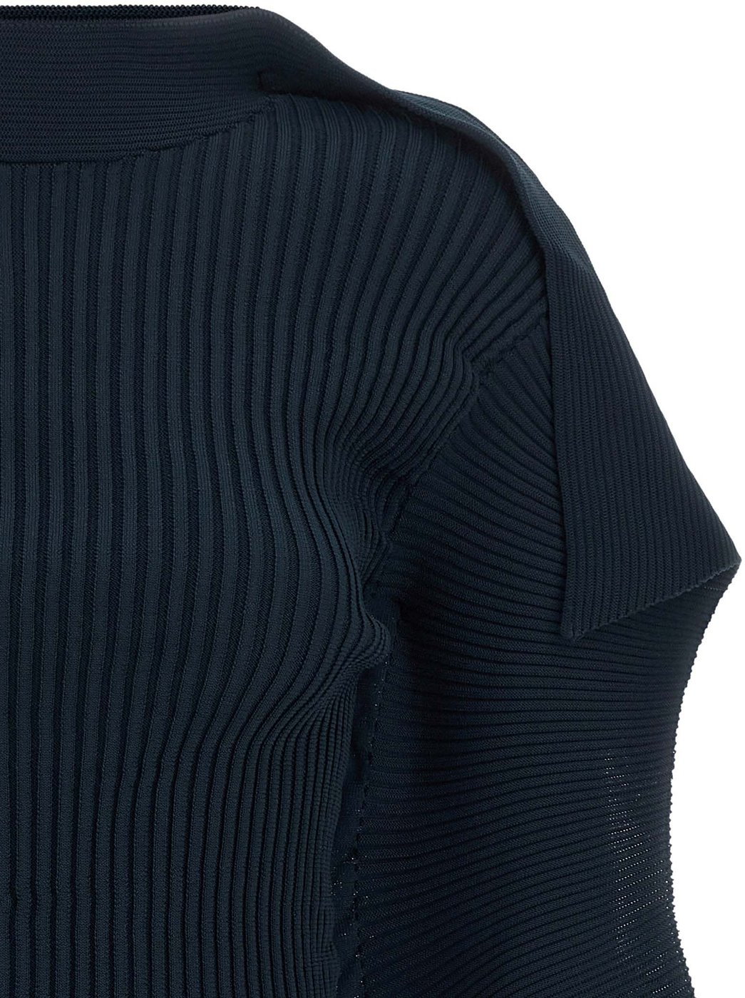 Issey Miyake Blue Polyester Pattern Shirt