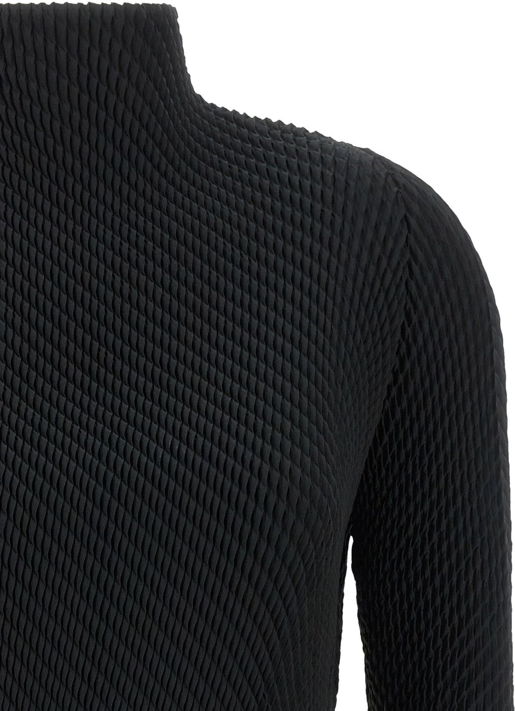 Issey Miyake Black Polyester Shirt