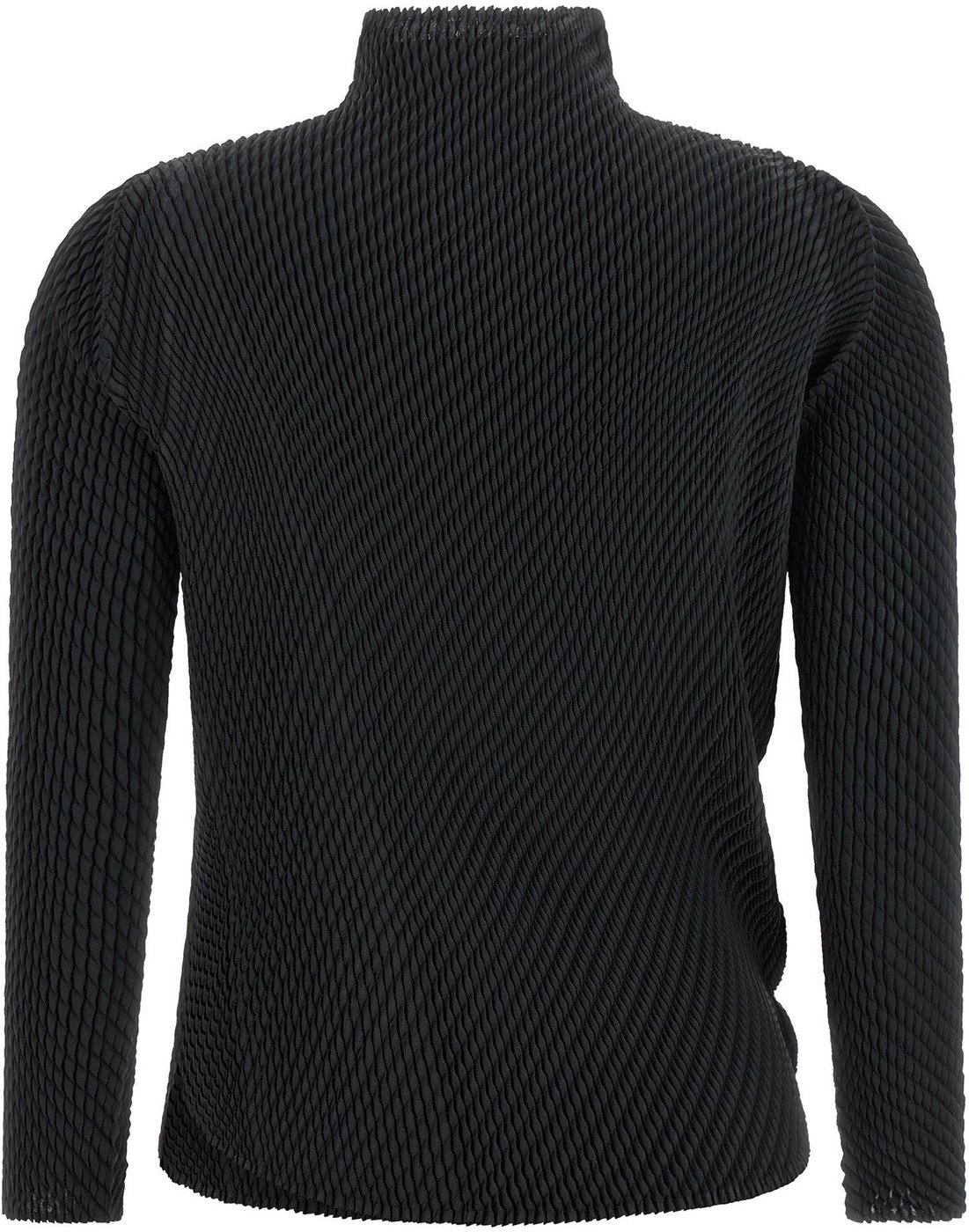 Issey Miyake Black Polyester Shirt